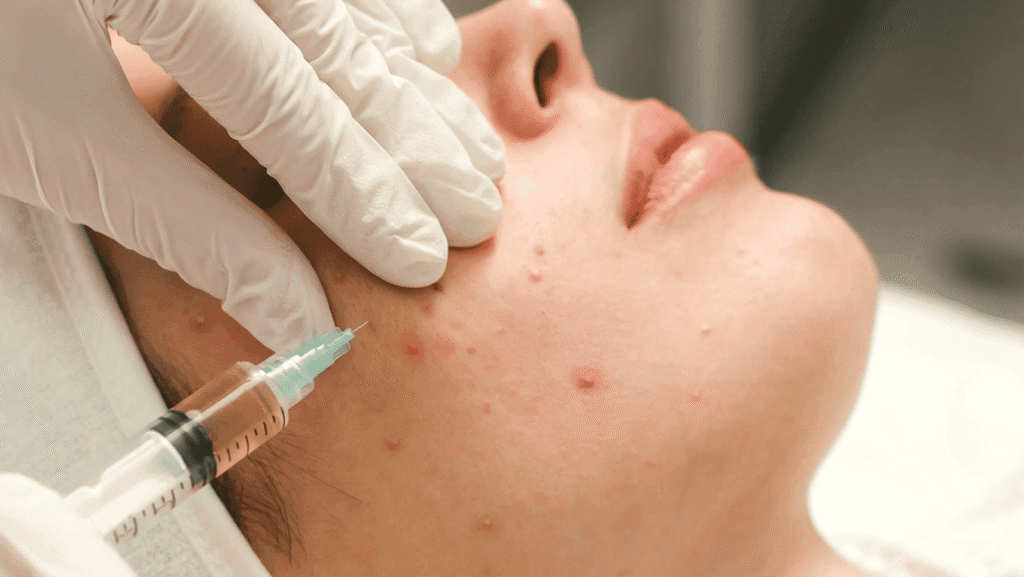 علاج حب الشباب الملتهب